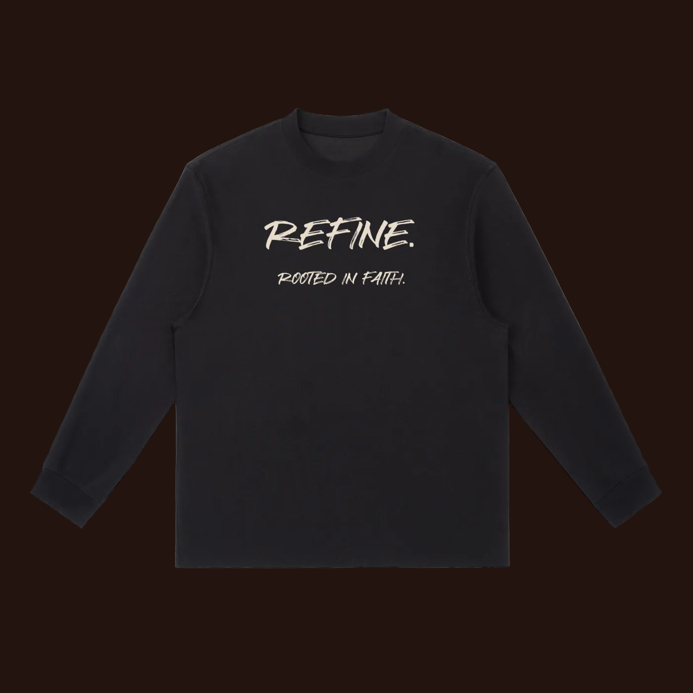 .01 Black Crewneck